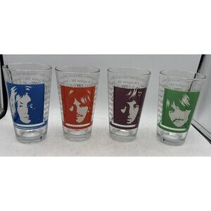 The Beatles Drinking Pint Glasses Apple Corp 2010